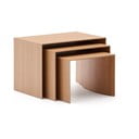 Pomoćni stolići u setu 3 kom u dekoru hrasta 40x60 cm Litto – Kave Home