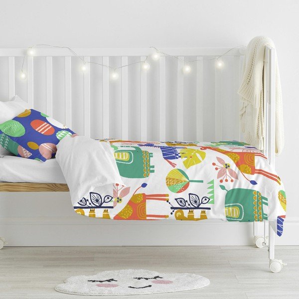 Dječja pamučna posteljina Moshi Moshi Geo Jungle, 100 x 120 cm-image-4