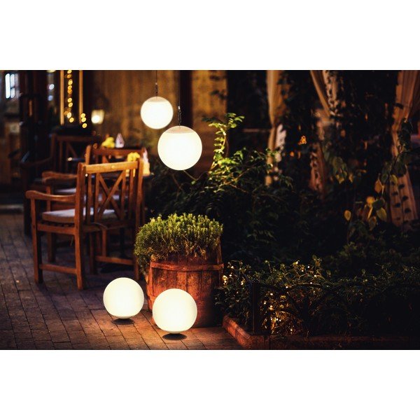 LED solarno prigušivo vanjsko svjetlo za daljinsko upravljanje ø 20 cm Twin - Fischer & Honsel-image-1