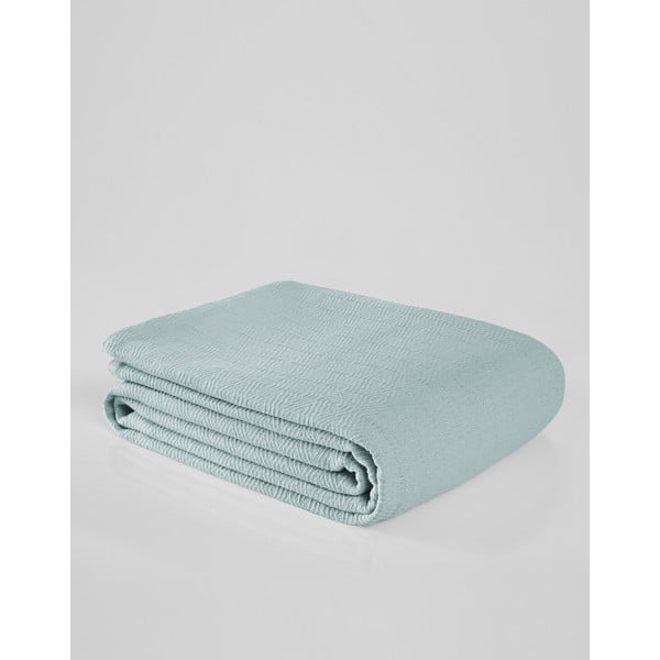 Mentol zeleni pamučni prekrivač za bračni krevet 200x230 cm Serenity – Mijolnir-image-1