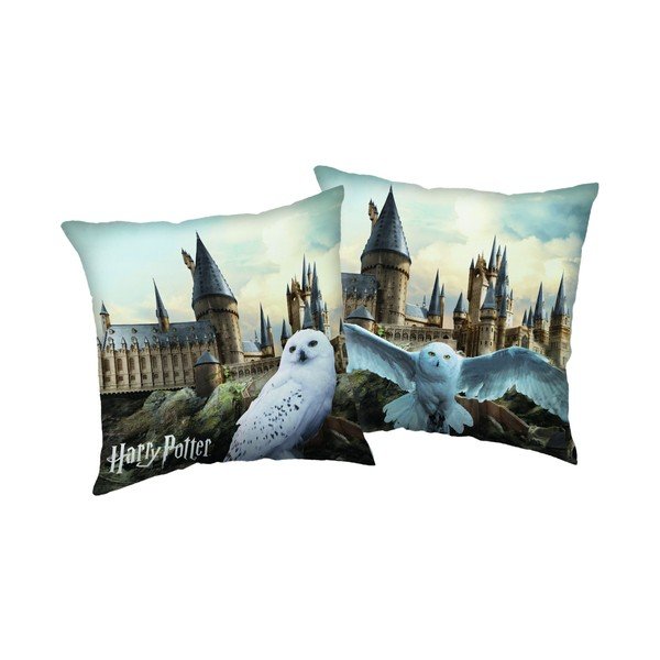 Dječji jastuk od mikropliša 40x40 cm Harry Potter Hedwig – Jerry Fabrics
