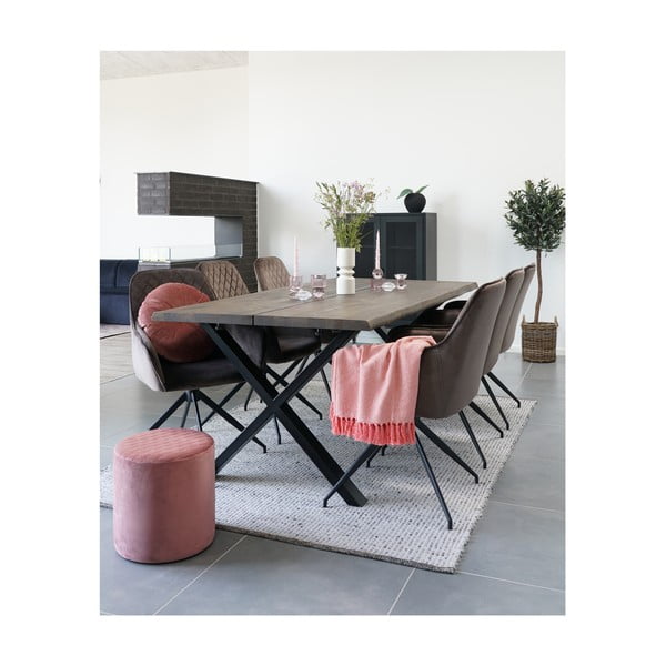 Crna metalna vitrina 80x120 cm Melbourne – House Nordic-image-4