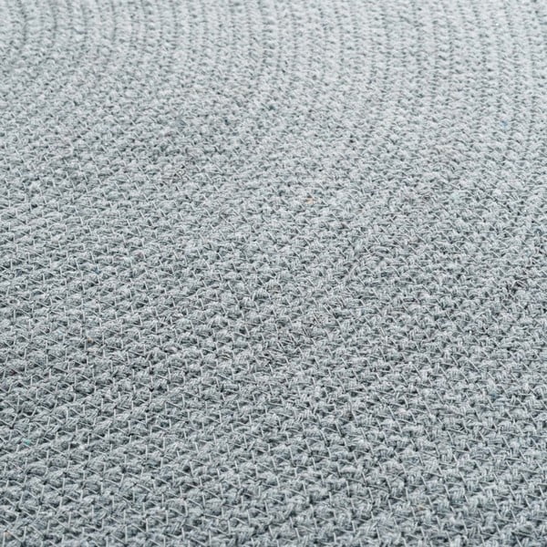 Svijetlo sivi okrugli tepih ø 90 cm Pompomparty – douceur d'intérieur-image-2