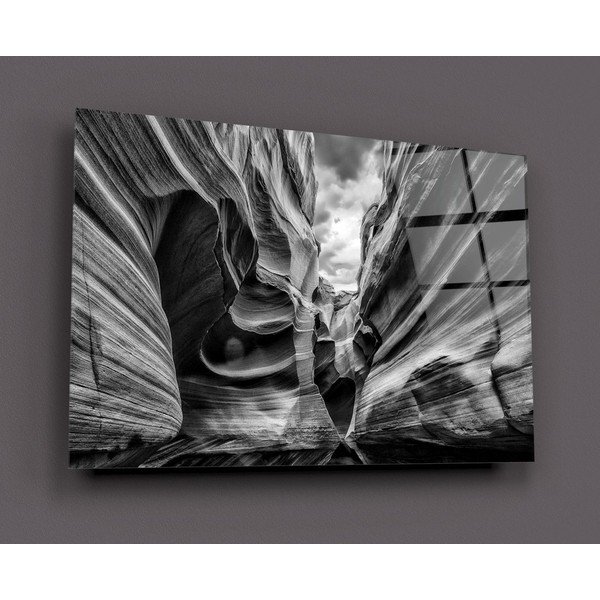 Staklena slika Insigne Black and White-image-2