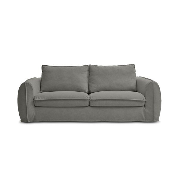 Tamno siva sofa za spavanje/sklopiva 236 cm Archimede – Bobochic Paris