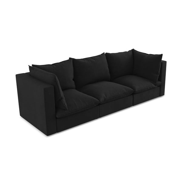 Crna sofa 255 cm Manao – Makamii-image-2