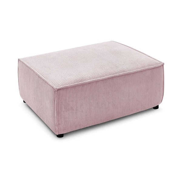 Svijetlo ružičasti tabure od samta Nihad – Bobochic Paris-image-3