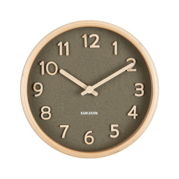 Stolni sat ø 18 cm Pure – Karlsson-image-1