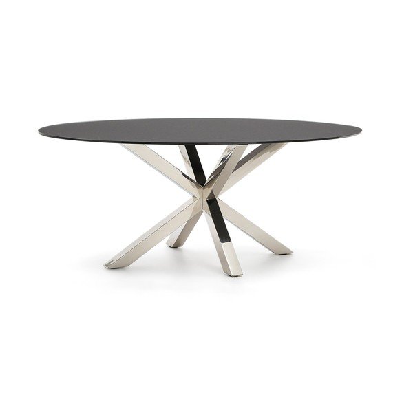 Blagovaonski stol sa staklenom pločom stola 100x200 cm Argo – Kave Home