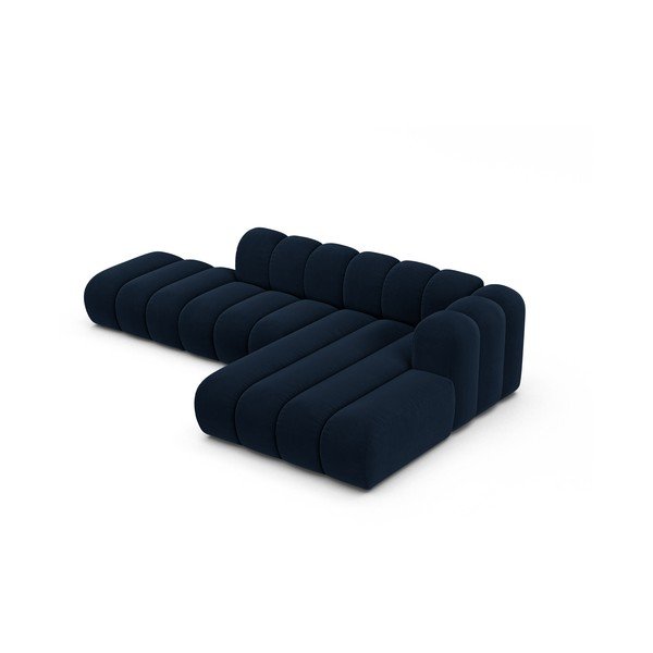 Tamno plava kutna garnitura (s desnim kutom) Lupine – Micadoni Home-image-2