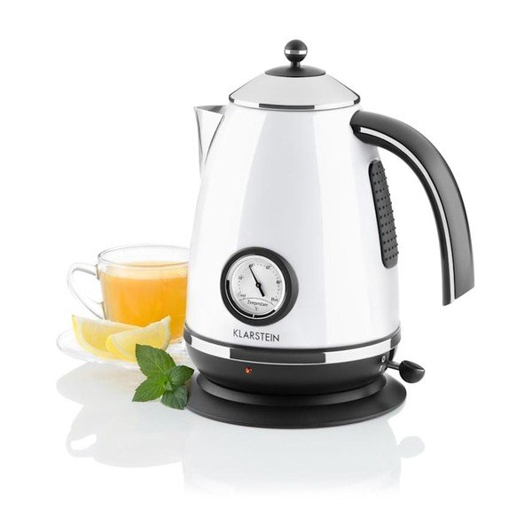 Bijelo električno kuhalo za vodu Klarstein Aquavita Chalet-image-2