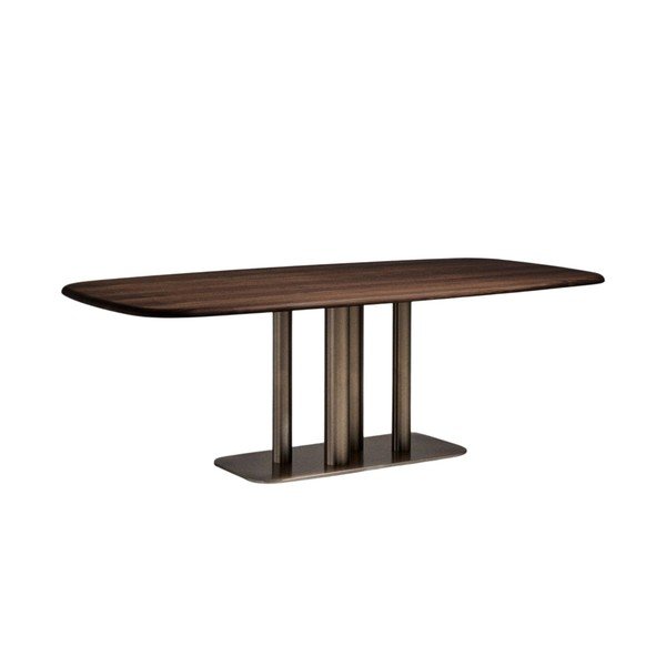 Blagovaonski stol u dekoru oraha 100x180 cm Melvar – Kave Home
