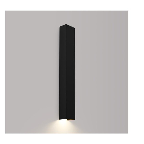 Crna metalna zidna lampa FREYA – Thoro-image-2