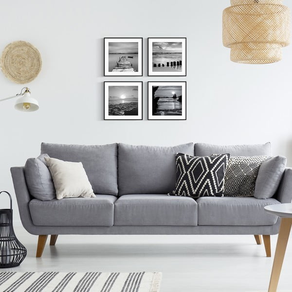 Slike u setu 4 kom 30x30 cm Silence by the Water – knor-image-1