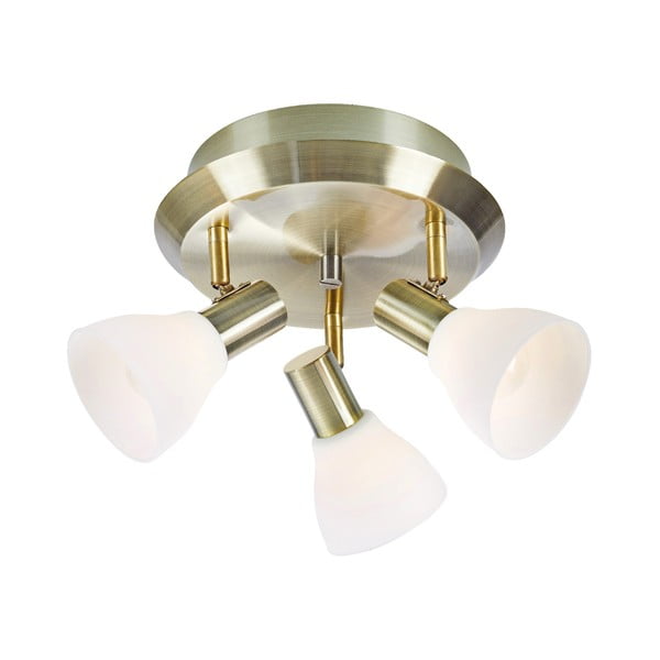 Stropna svjetiljka u bijelo-zlatnoj boji Markslöjd Vero, ø 33 cm