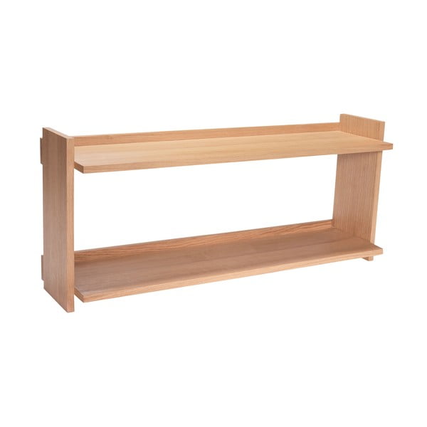 Polica s više razina u dekoru hrasta u prirodnoj boji 100 cm Forma – Hübsch-image-2