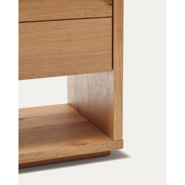 Ormarić u dekoru hrasta u prirodnoj boji 100x163,5 cm Alguema – Kave Home-image-4