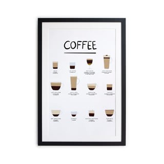 Poster u okviru Really Nice Things Coffee, 35 x 45 cm