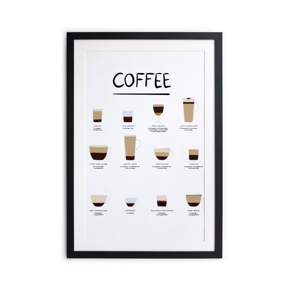 Poster u okviru Really Nice Things Coffee, 35 x 45 cm