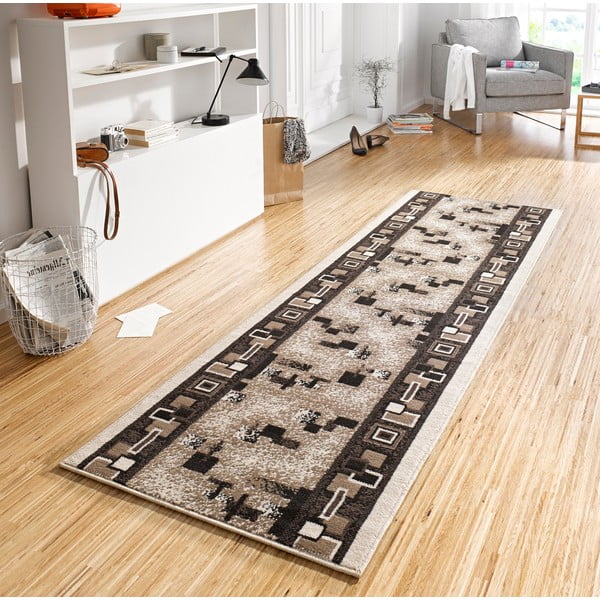 Smeđi tepih staza 80x250 cm Cube – Hanse Home-image-1