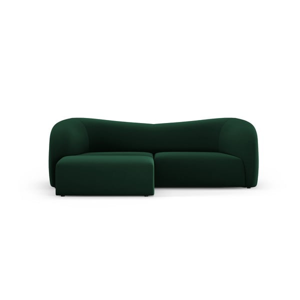 Tamno zelena baršunasta sofa 237 cm Santi – Interieurs 86