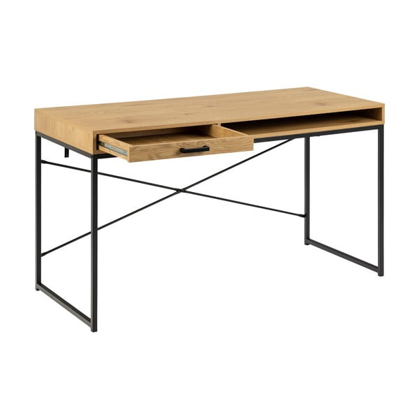 Radni stol u dekoru hrasta Acton Seaford, 58 x 140 cm-image-2