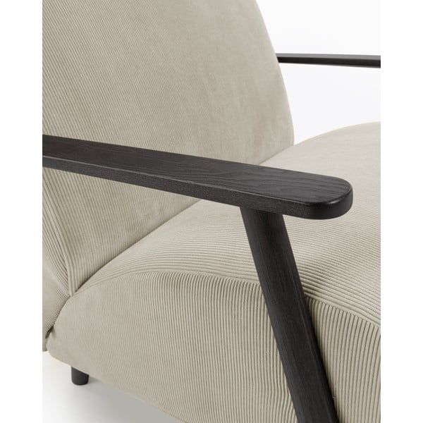 Bež fotelja Meghan - Kave Home-image-4