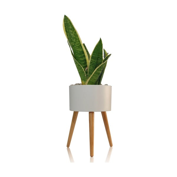 Bijela samozalijevajuća tegla za cvijeće Tomasucci Calla, ø 33 cm-image-1