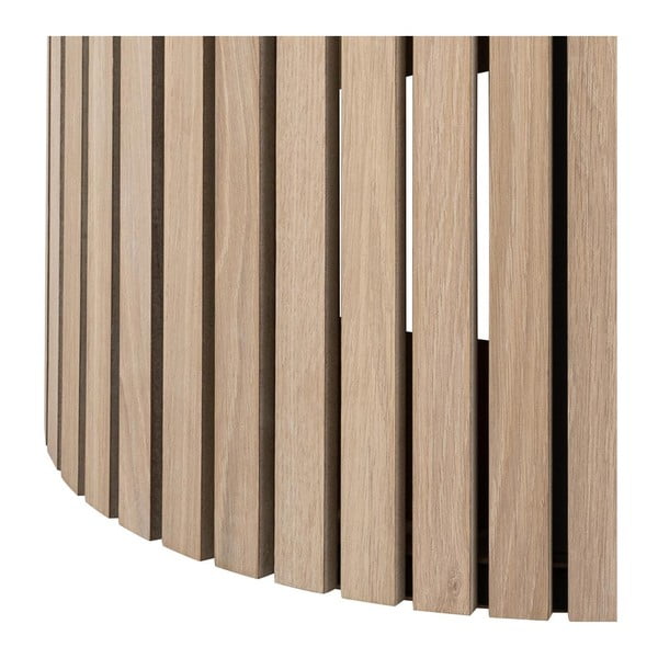 Okrugao blagovaonski stol s pločom stola u dekoru hrasta ø 120 cm Linley – Actona-image-4