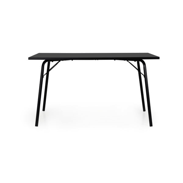 Antracit sivi blagovaonski stol Tenzo Daxx, 80 x 140 cm