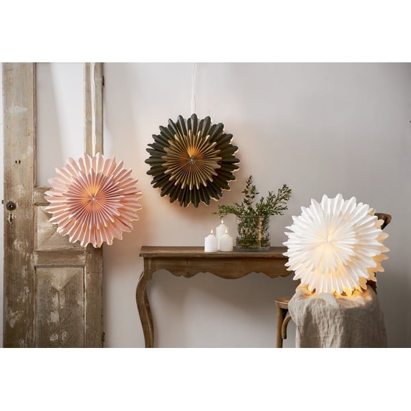 Ružičasti božićni svjetleći ukras ø 50 cm Crystal - Star Trading-image-1