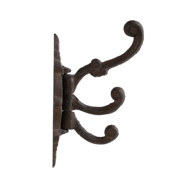 Tamno smeđa metalna zidna kuka – Esschert Design-image-2