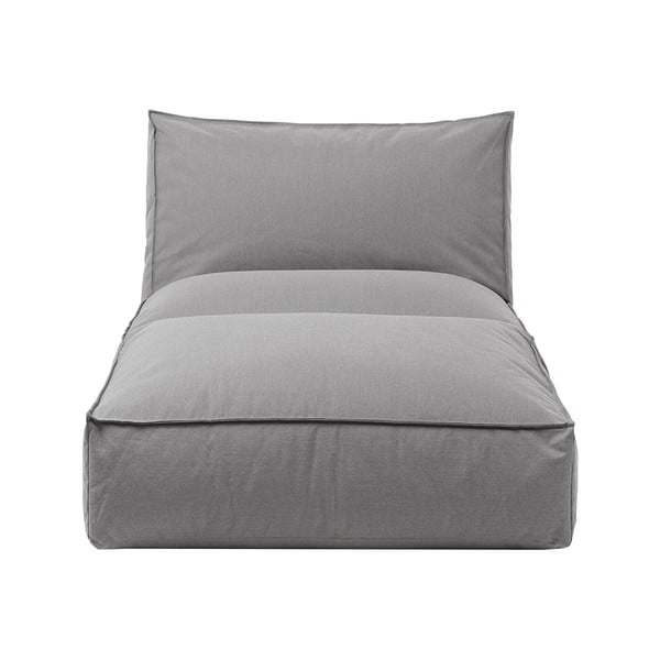 Siva vrtna stolica Blomus Stone, dužine 190 cm