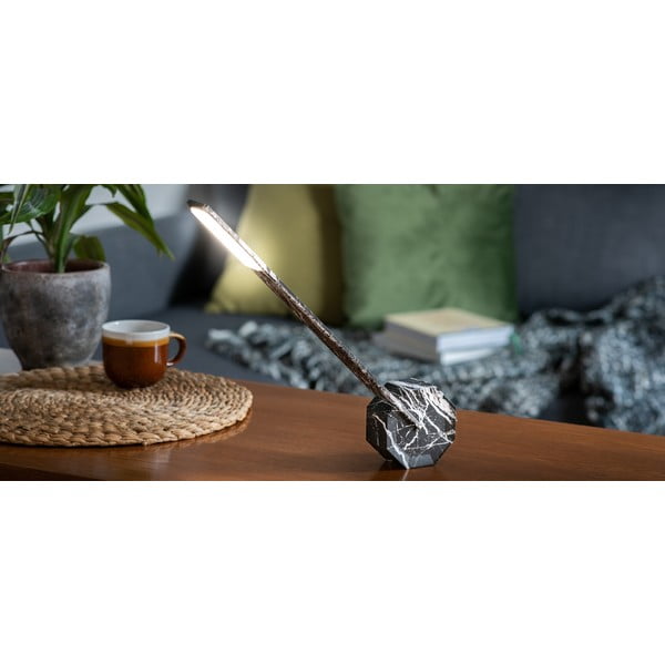 Crna LED stolna lampa (visina 38 cm) Octagon One – Gingko-image-4