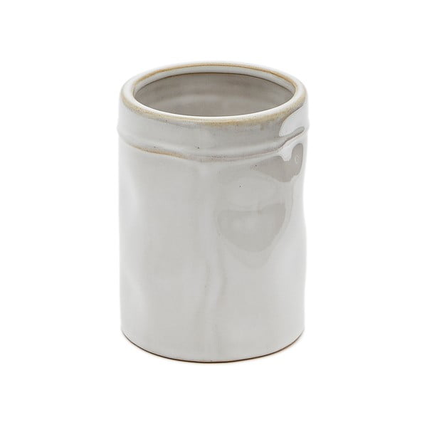 Krem keramička čaša za četkice za zube Savel – Kave Home-image-3