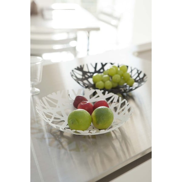 Crna zdjela za voće YAMAZAKI Tower, ø 26 cm-image-3