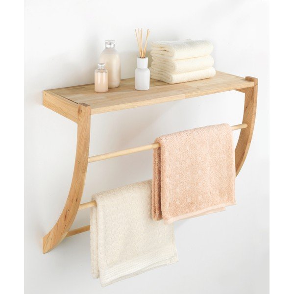 Zidna drvena polica Wenko Norway-image-1