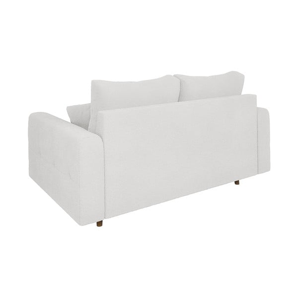 Bijela sofa od bouclé tkanine 150 cm Ariella – Ropez-image-2