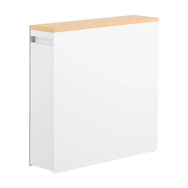 Bijela metalna kupaonska polica 14x55 cm Tower – YAMAZAKI