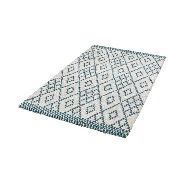 Plavi tepih Mint Rugs Ornament, 80 x 150 cm-image-1