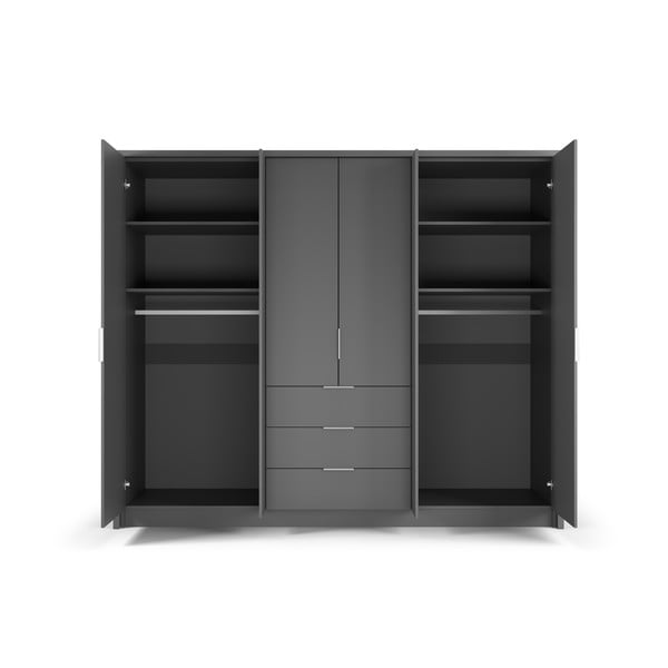 Sivi ormar 255x217 cm Wells - Cosmopolitan Design-image-4