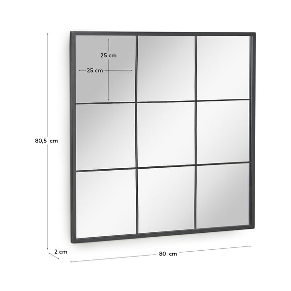 Zidno ogledalo Kave Home Ulrica, 80 x 80 cm-image-4
