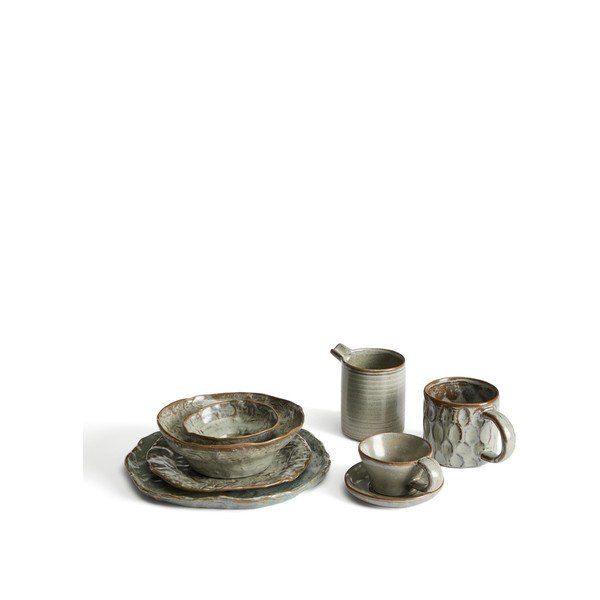 Sivi desertni keramički tanjur ø 21 cm Alenia – Kave Home-image-3