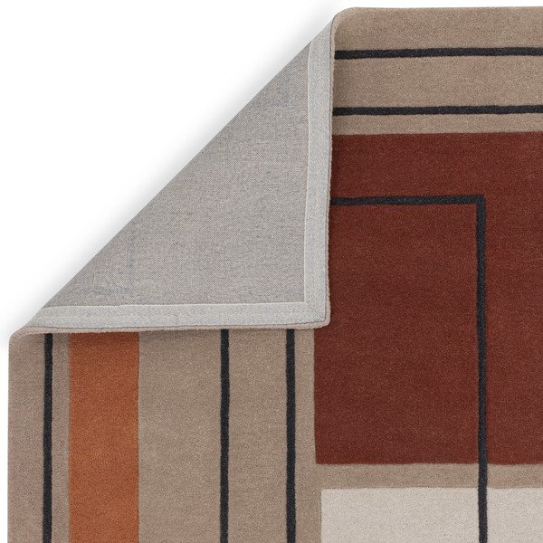 Ciglasti/bež vuneni tepih 120x170 cm Reef – Asiatic Carpets-image-4
