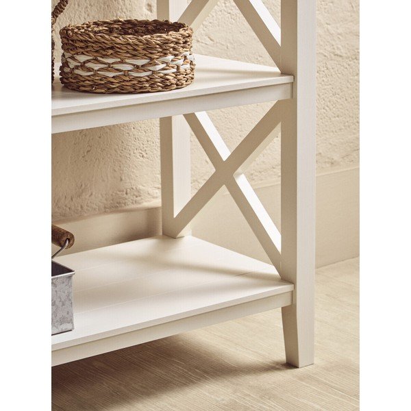 Bijeli regal od masivnog bora 120x81x40 cm Heritage – Premier Housewares-image-2