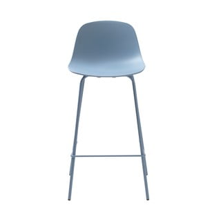 Svjetloplava plastična barska stolica 92,5 cm Whitby - Unique Furniture