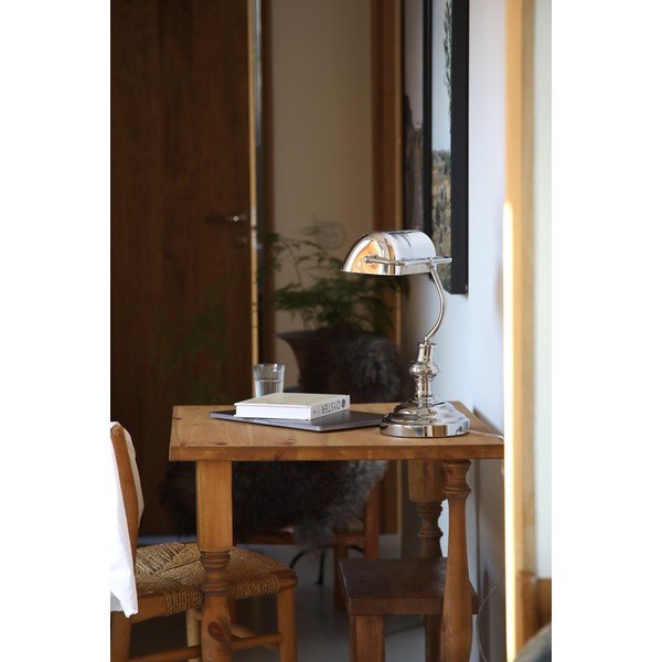 Stolna lampa u srebrnoj boji (visina 22,5 cm) Bankers – Markslöjd-image-2