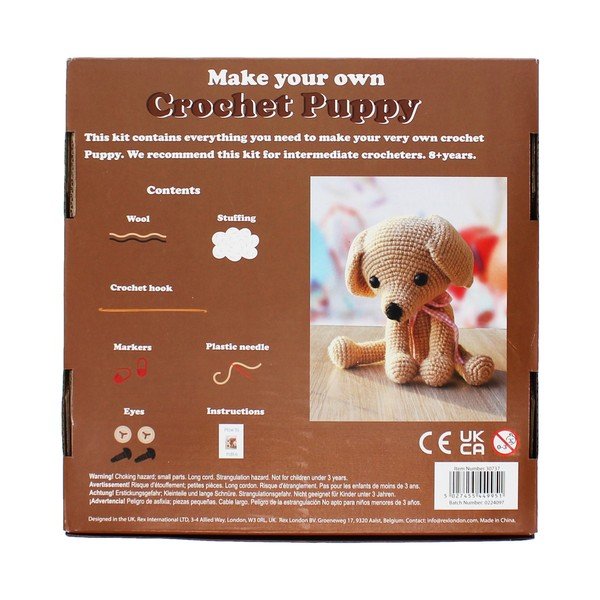 Kreativna igračka DIY Crochet Puppy – Rex London-image-4