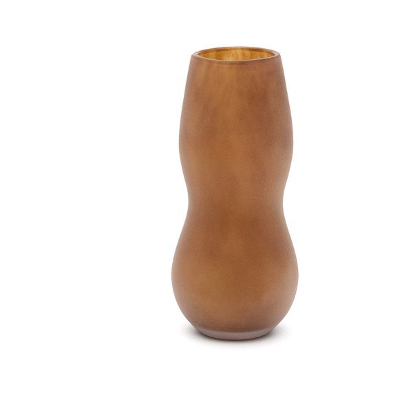 Smeđa staklena vaza (visina 32 cm) Crila – Kave Home