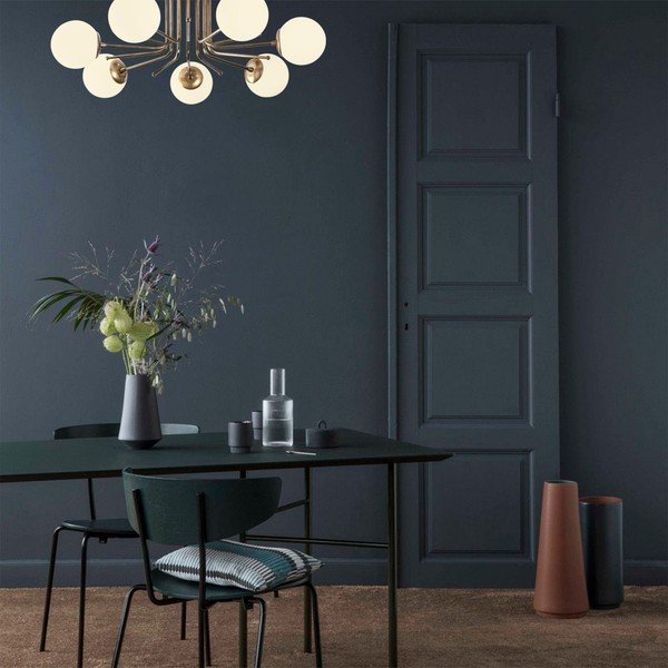 Bijela/mjedena stropna svjetiljka sa staklenim sjenilom ø 15 cm Daisy – Opviq lights-image-1